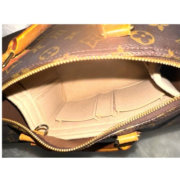 Vintage Louis Vuitton Monogram Speedy 30 Handbag Brown Canvas & Leather Handles - Picture 4 of 16